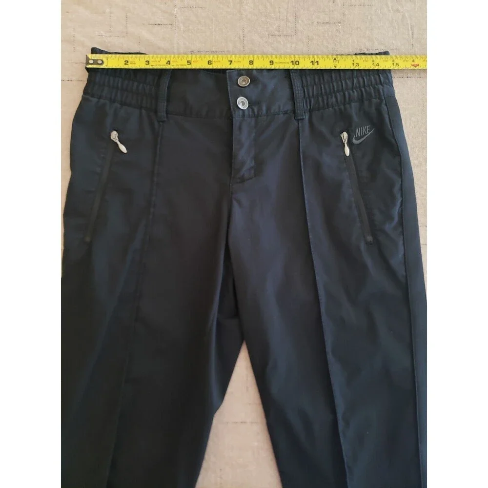 Nike Shorts Womens Small Black Sportswear Chino Bermuda Hiking Outdoors Cotton - Picture 12 of 15